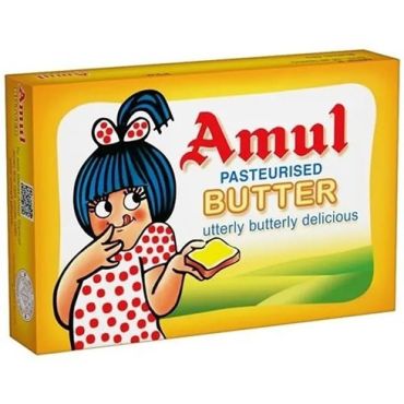 Amul Butter Salted, 100 Gm, 100 Pieces Per Carton